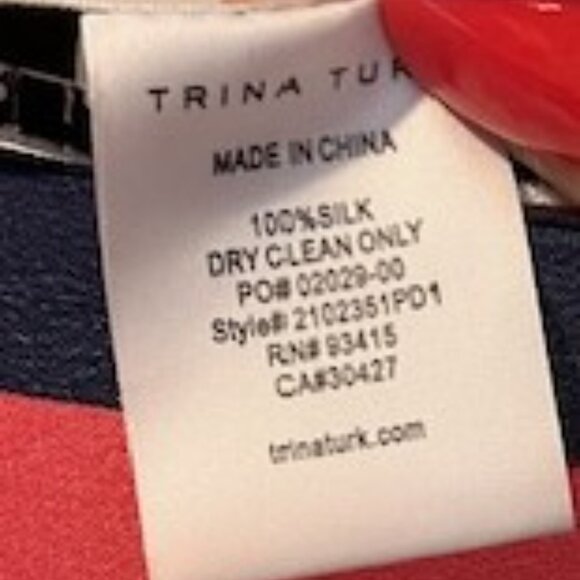 Trina Turk Theodora Maxi length Caftan Size XXS - Picture 5 of 10